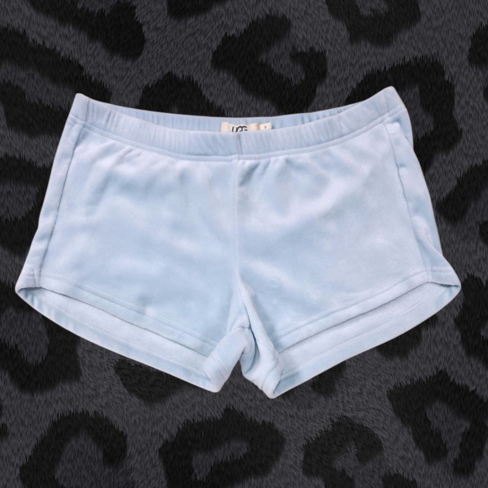 UGG VELVET BLUE SHORTS